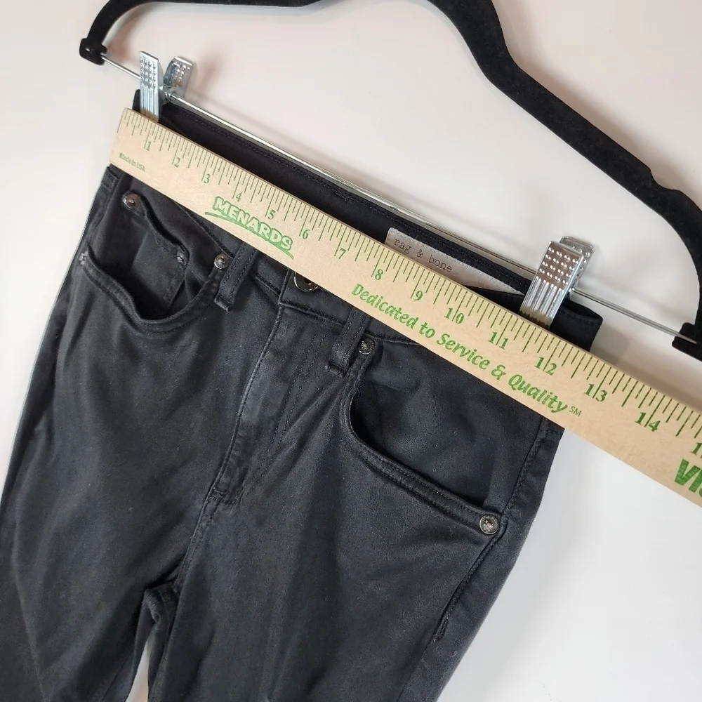 Rag &‎ Bone Nina High Rise Ankle Skinny Stretch Denim Jeans Lightweight sz 25